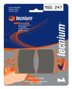 Plaquettes de freins Tecnium Maxi Scooter m&eacute;tal fritt&eacute; - MSS247