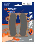 Plaquettes de freins Tecnium Performance m&eacute;tal fritt&eacute; - MF183