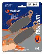 Plaquettes de freins Tecnium Performance m&eacute;tal fritt&eacute; - MF204