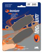 Plaquettes de freins Tecnium Performance m&eacute;tal fritt&eacute; - MF205