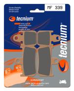 Plaquettes de freins Tecnium Performance m&eacute;tal fritt&eacute; - MF339