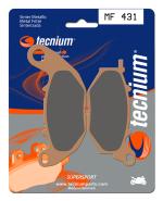 Plaquettes de freins Tecnium Performance m&eacute;tal fritt&eacute; - MF431