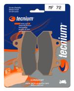 Plaquettes de freins Tecnium Performance m&eacute;tal fritt&eacute; - MF72