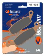 Plaquettes de freins Tecnium Performance m&eacute;tal fritt&eacute; - MR420