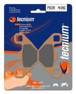 Plaquettes de freins Tecnium Racing MX m&eacute;tal fritt&eacute; - MOR406