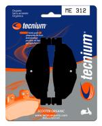 Plaquettes de freins Tecnium Scooter organique - ME312