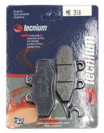 Plaquettes de freins Tecnium Scooter organique - ME318