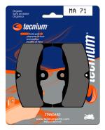 Plaquettes de freins Tecnium route organique - MA71