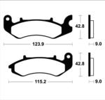 Plaquettes de freins Tecnium scooter organique - ME468