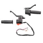 Poign&eacute;e de gaz P2R POIGNEE DE GAZ-FREIN CYCLO ADAPTABLE PEUGEOT 103 MVL-SP ANCIEN MODELE AVEC COMMODO KLAXON ET CLIGNOTANT (PAIRE) -P2R-