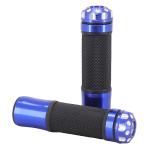 Poign&eacute;es de guidon Avoc MOTO ON ROAD R375 BLEU CLOSED END 130mm PAIRE