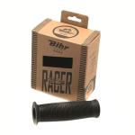 Poign&eacute;es de guidon Bihr vintage Hattori custom noir