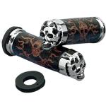 Poignées de guidon Drag Specialties Skull
