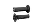 Poign&eacute;es de guidon Odi ATV v2.1 Lock - On semi - gaufr&eacute; noir