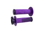 Poign&eacute;es de guidon Odi Emig Pro V2 Lock - On violet noir