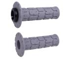 Poign&eacute;es de guidon Odi Rogue SX - MX V2 Lock - On gris argent