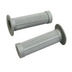Poign&eacute;es de guidon P2R VINTAGE MAGURA GRIS DIAM 22 - 25 mm LONG 100 mm PAIRE