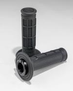 Poign&eacute;es de guidon Pro Taper PT Clamp On 1/2 Waffle Series Noir fonc&eacute;