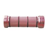 Poign&eacute;es de guidon Progrip 866 Chrome/Rouge 22/25