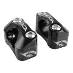 Pontet de guidon Voca Racing UNIVERSEL HB28 V2 ALU CNC ADAPTATEUR DIAM 28,6mm ENTRAXE FIXATION 32,20 A 34,80mm PAIRE