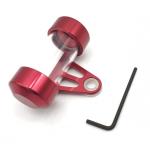 Porte assurance Brazoline cylindrique aluminium rouge 70 mm