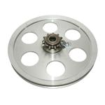 Poulie P2R POULIE CYCLO ADAPTABLE PEUGEOT MBK 51 - 103 SP, MVL ALU 6 TROUS AVEC PIGNON 11 DTS -SELECTION P2R-
