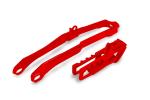 Protection Bras Oscillant Ufo Kit patin guide cha&icirc;ne rouge