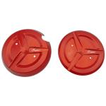 Protection Moteur LighTech (2 pi&egrave;ces) aluminium rouge