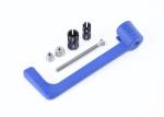 Protection levier R&G Racing moul&eacute; - bleu