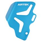 Protection maitre cylindre Artek PLATINE ENTRAXE ALU CNC BLEU
