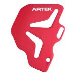 Protection maitre cylindre Artek PLATINE ENTRAXE ALU CNC ROUGE
