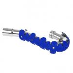 Protection échappement Polisport long bleu