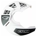 Protège Disque CYCRA Tri Flow pour disque avant blanc