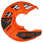 Protège Disque CYCRA Tri Flow pour disque avant orange