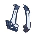 Prot&egrave;ge cadre R-tech bi-matiere bleu/blanc
