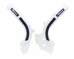 Prot&egrave;ge cadre Racetech RACTECH bi-mati&egrave;res blanc/noir