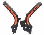 Prot&egrave;ge cadre Racetech RACTECH bi-mati&egrave;res noir/orange