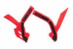 Prot&egrave;ge cadre Racetech RACTECH bi-mati&egrave;res rouge/noir