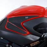 Protège réservoir R&G Racing Kit grip noir (4 pièces)