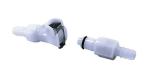 Raccord de r&eacute;servoir Motion Pro rapide &Oslash;8mm double blocage blanc