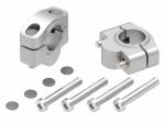 Rehausseur de guidon Hepco & Becker 20 mm - argent
