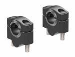 Rehausseur de guidon Hepco & Becker 25 mm - noir