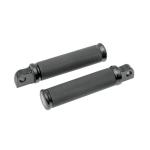 Repose-pieds Drag Specialties piquets spécial Harley noir