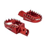 Repose-pieds RFX Pro Series aluminium CNC - rouge