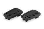 Rev&ecirc;tement de repose-pieds Puig Jeu Gommes Enduro 2.0 Noire