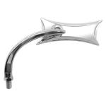 Rétroviseur Brazoline Rect chrome gauche (l'unité)