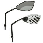 R&eacute;troviseur Replay SCOOT ARROW BLANC TIGE DIAM 8mm PAIRE