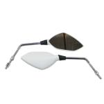 R&eacute;troviseur Replay SCOOT DESIGN 2 DIAM 8 BLANC REVERSIBLE PAIRE