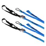 Sangle de transport RFX s d'arrimage série 1.0 Race (Bleu/Noir) avec boucle supplémentaire mousqueton
