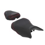 Selle confort Bagster Compl&egrave;te - SIT'N GO liser&eacute; Rouge fonc&eacute;